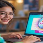 Online typing test dashboard showing progress tracking and typing analytics