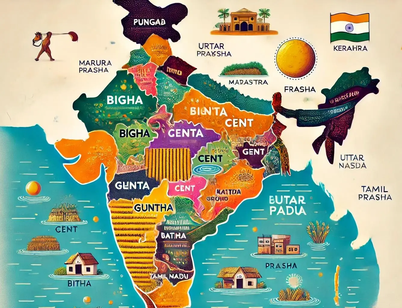 hectare to bigha conversion chart for indian states
