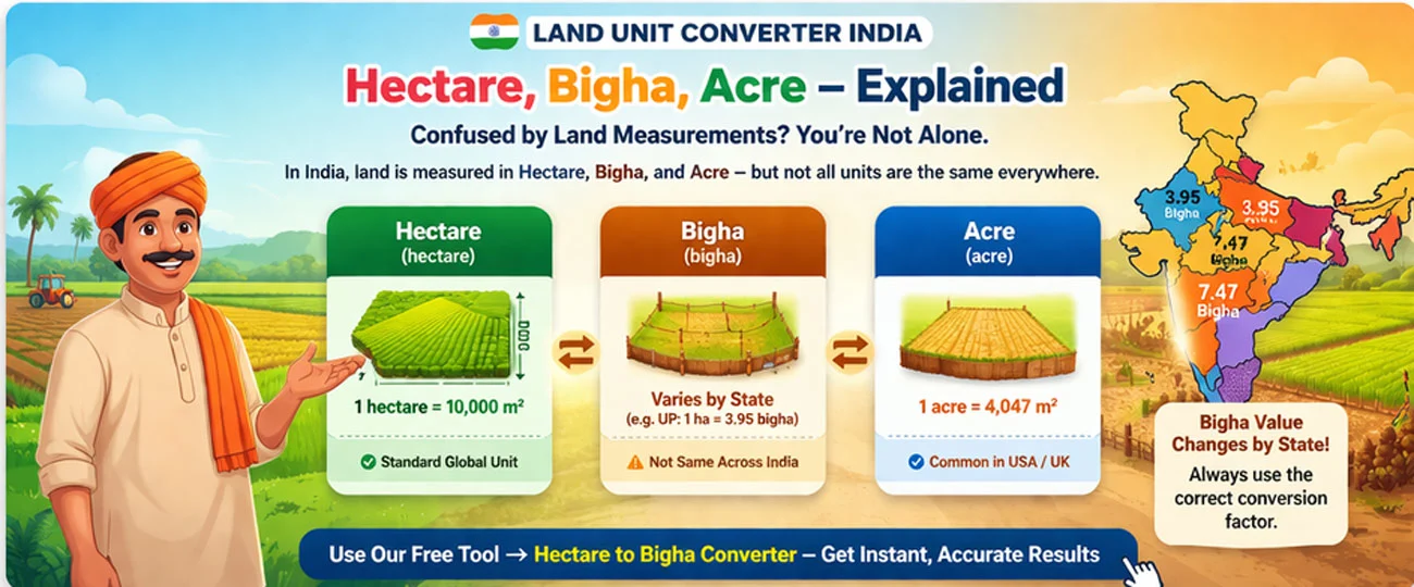 and Unit Converter India Chart