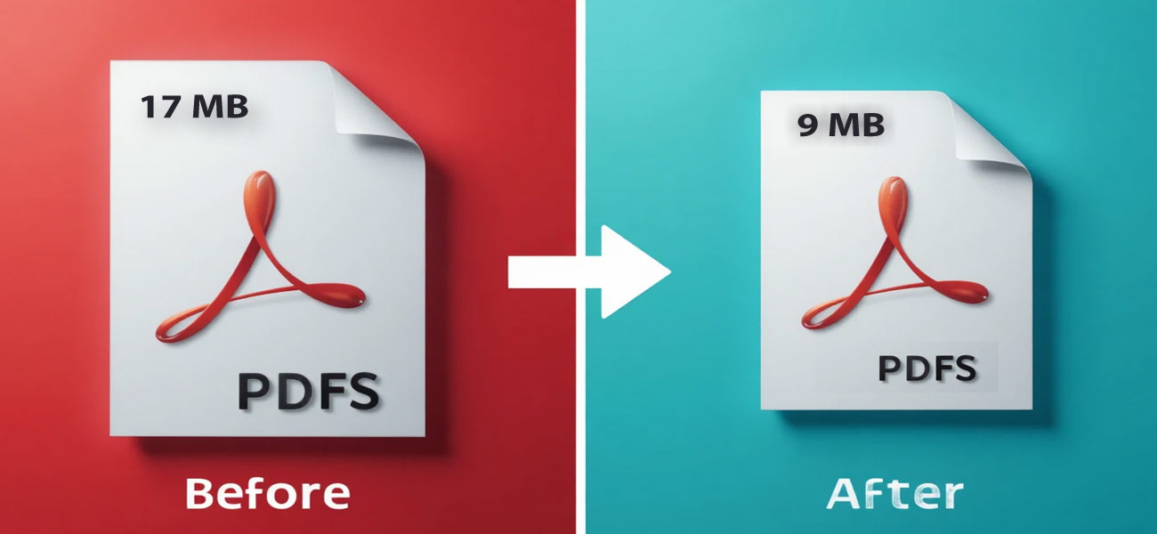 Reduce PDF size online without losing quality